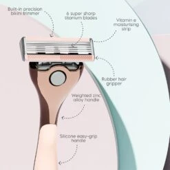 6 Blade Razor Refill Pack Of 8 -JUSTMYLOOK Sales 6 blade razor refill pack of 8 p30946 82698 image