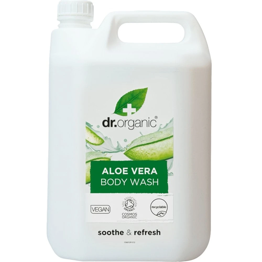 Dr Organic Aloe Vera Body Wash For All Skin Types 5000ml 3 Dr Organic Aloe Vera Body Wash For All Skin Types 5000ml