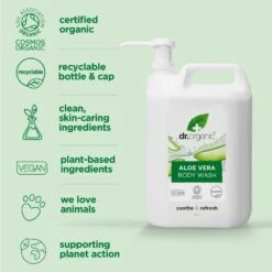 Dr Organic Aloe Vera Body Wash For All Skin Types 5000ml 9 Dr Organic Aloe Vera Body Wash For All Skin Types 5000ml -JUSTMYLOOK Sales aloe vera body wash for all skin types 5000ml p31780 87107 image