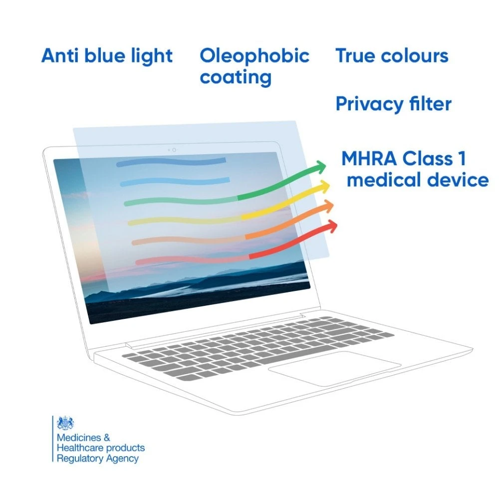 Anti Blue Light Filter For Laptop & Monitor 21.5 Inch 6 Anti Blue Light Filter For Laptop & Monitor 21.5 Inch - Image 4
