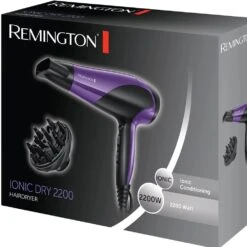 Remington Ionic Dry Conditioning 2000W Hairdryer Black D3190 -JUSTMYLOOK Sales ionic dry conditioning 2000w hairdryer black d3190 p27283 67819 image