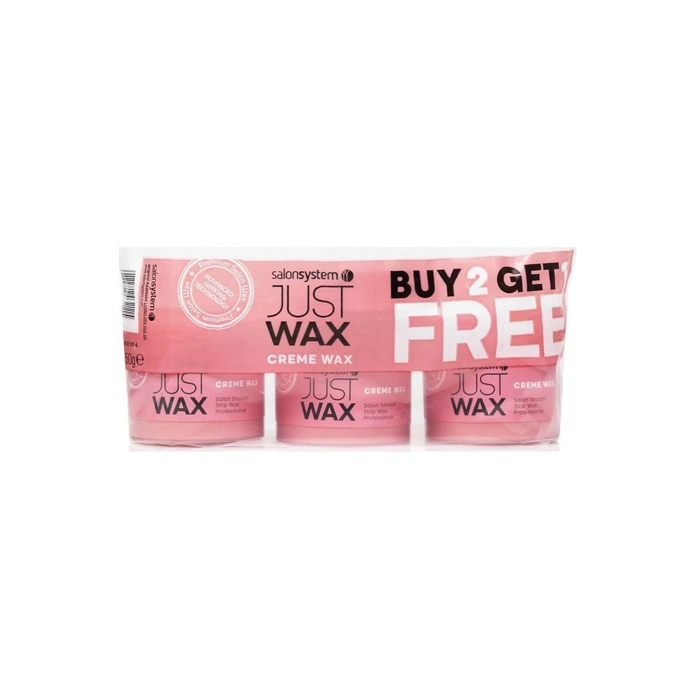 Just Wax Creme Wax Trio Pack 3 X 450g 3 Just Wax Creme Wax Trio Pack 3 X 450g