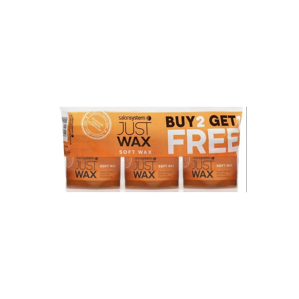 Just Wax Soft Wax Trio Pack 3 X 450g 3 Just Wax Soft Wax Trio Pack 3 X 450g
