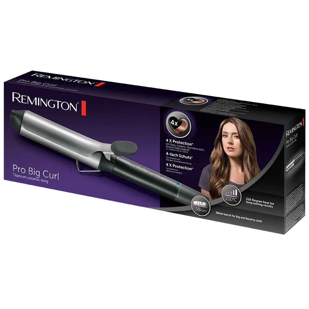 Remington Pro Big Curl Titanium Tong CI5538 4 Remington Pro Big Curl Titanium Tong CI5538 - Image 2