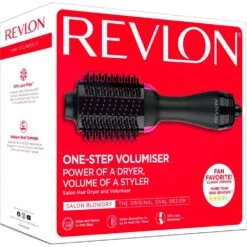 Salon One-Step Hair Dryer & Volumiser Black -JUSTMYLOOK Sales salon one step hair dryer volumiser black p16278 38777 image