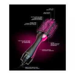 Salon One-Step Hair Dryer & Volumiser Black -JUSTMYLOOK Sales salon one step hair dryer volumiser black p16278 38781 image