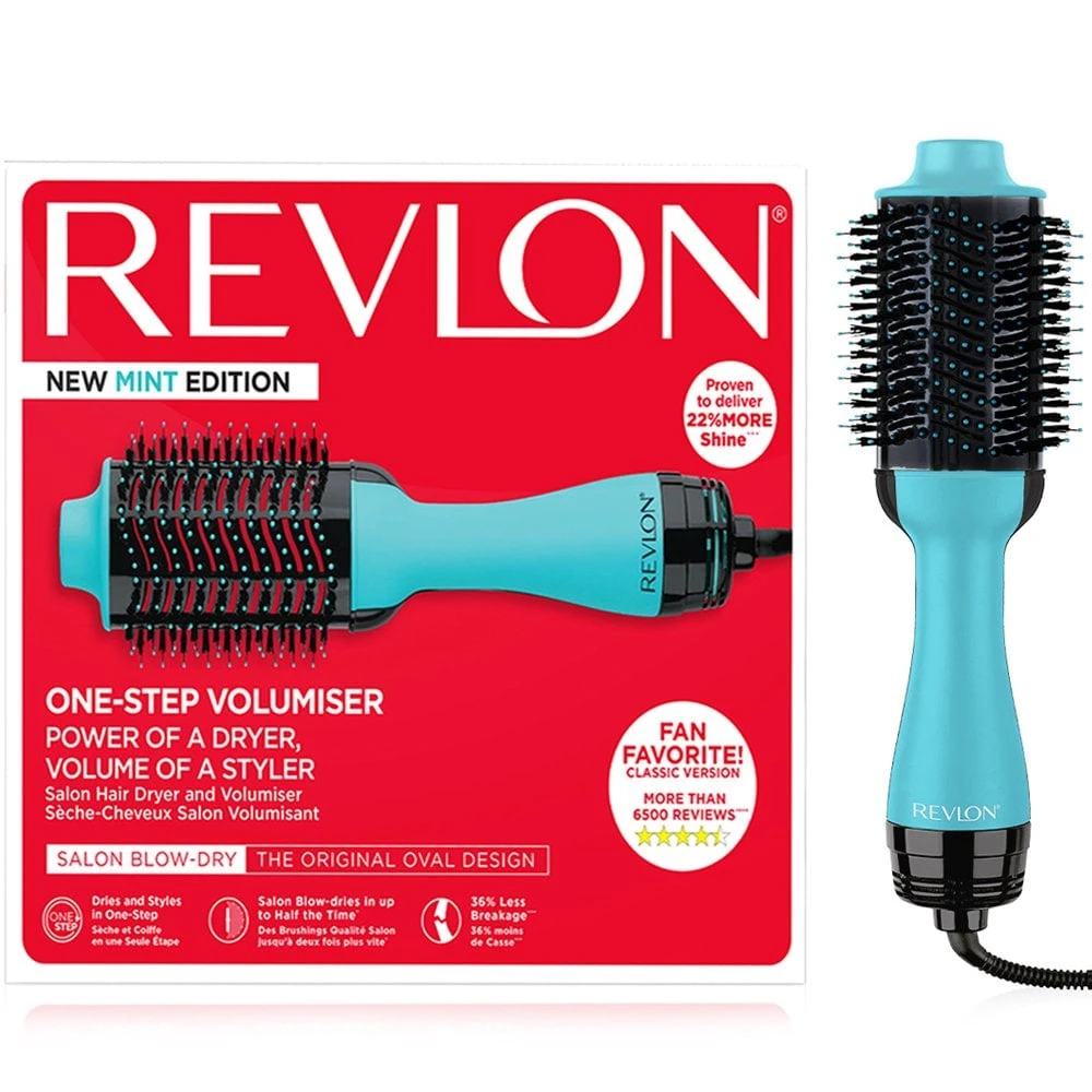 Salon One-Step Hair Dryer & Volumiser Mint 3 Salon One-Step Hair Dryer & Volumiser Mint