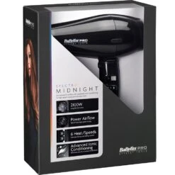 Babyliss Pro Spectrum Dryer Midnight Black 2100W -JUSTMYLOOK Sales spectrum dryer midnight black 2100w p9650 28457 image