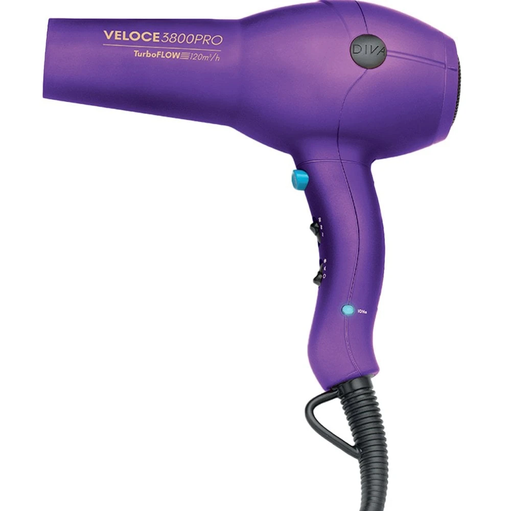 Veloce 3800 Pro Hair Dryer Purple 3 Veloce 3800 Pro Hair Dryer Purple